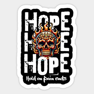 Hoping skull Sticker